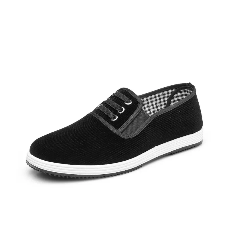 Strongman Lightweight Anti Slip Low Top Casual Shoes Unisex Black-1