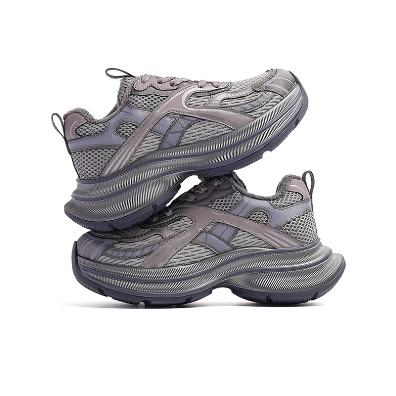 BURGELY Lightweight Warm Low-Top Chunky Sneakers Women's-2