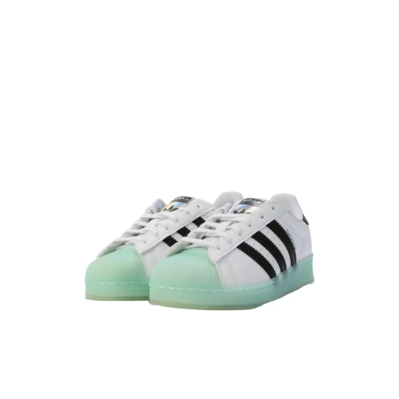 Adidas Originals SUPERSTAR Anti Kick And Abrasion Resistant Low Top Kids' Skateboarding Shoes White Kids'-2