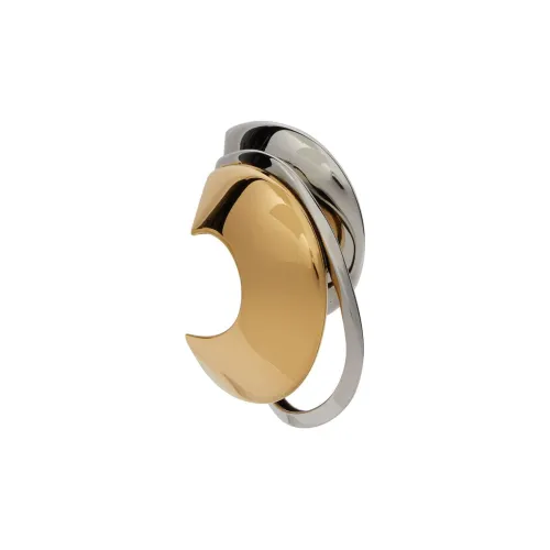 Alexander McQueen Brass Clip-On Earrings Women's Gold