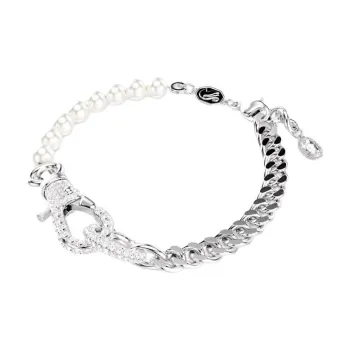 Swarovski Rhodium Plated Bracelets Women's Silver