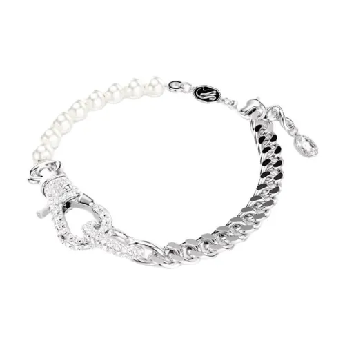 Swarovski Rhodium Plated Bracelets Women's Silver