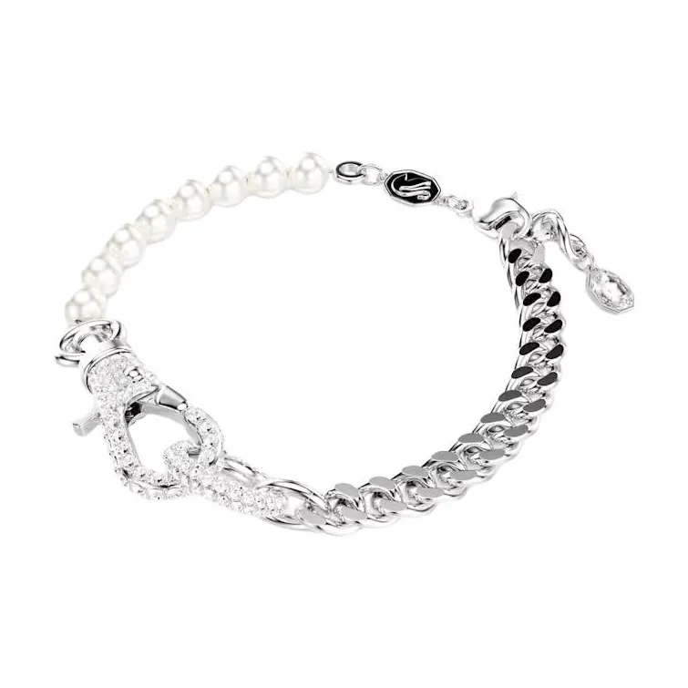 Swarovski Rhodium Plated Bracelets Women's Silver-0
