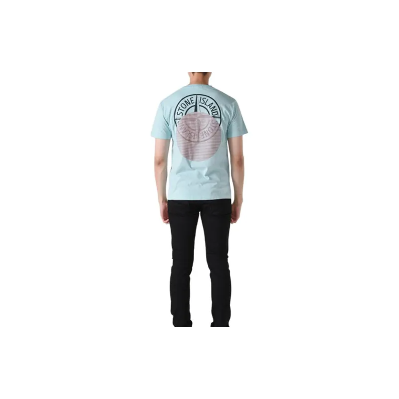 STONE ISLAND T Shirt Men's Lake Blue-4