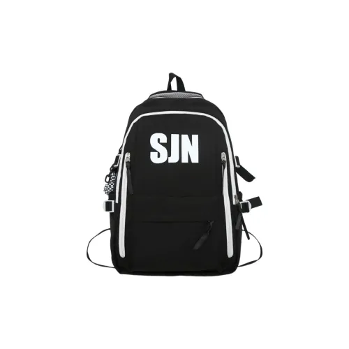 Tonlion Nylon Backpack Regular Unisex Black/Blue/Red