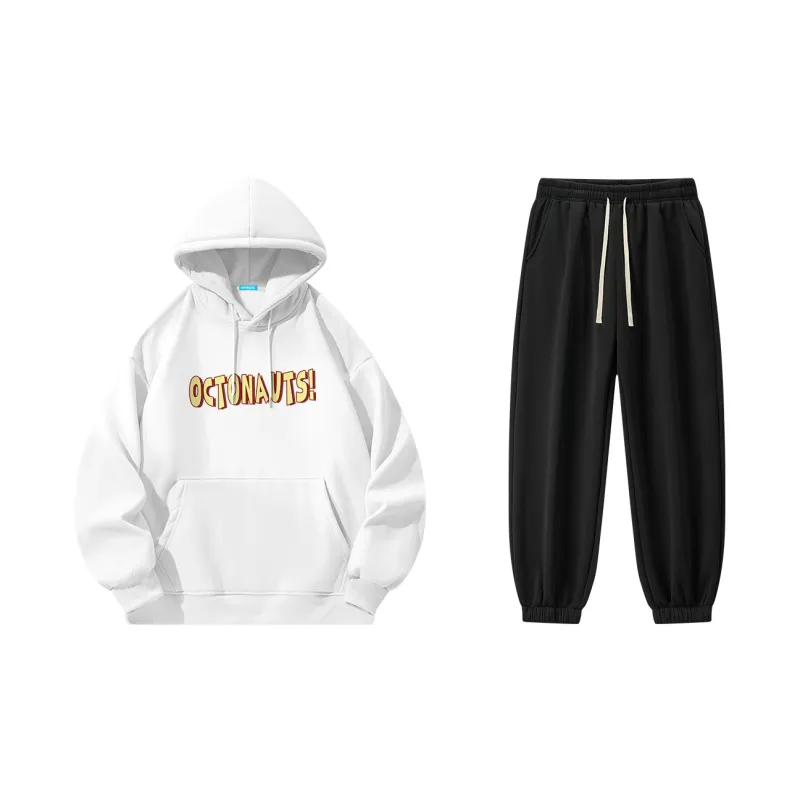 Small Columns Under The Sea Sweatshirt Set Unisex-1