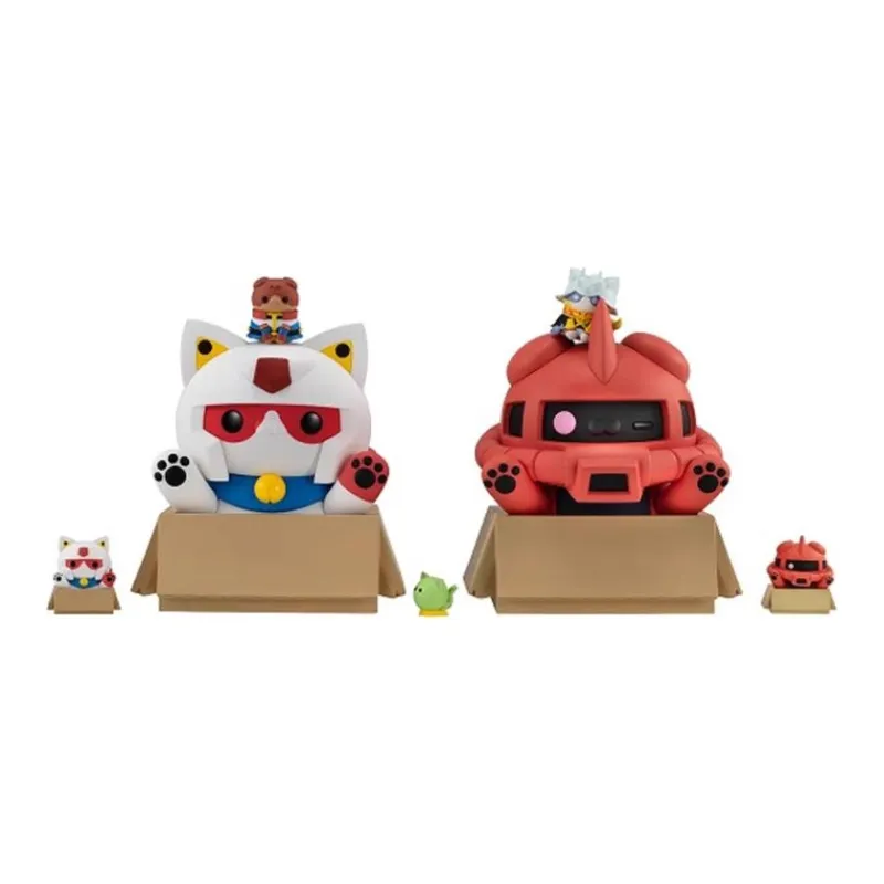 MegaHouse MEGA CAT PROJECT Mobile Suit Gundam Big Cat, First Gundam Chibi Figures-3