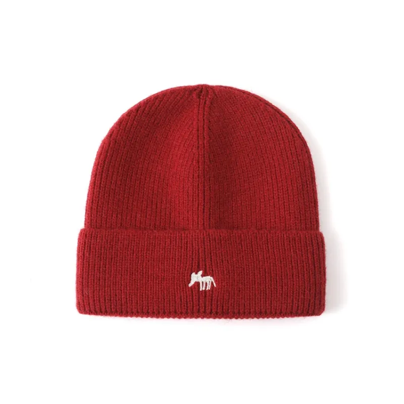 FREE RABBITⅡ Versatile Warm Knitted Hat Fall And Winter Travel Cold Resistant Ear And Head Protector Unisex-11