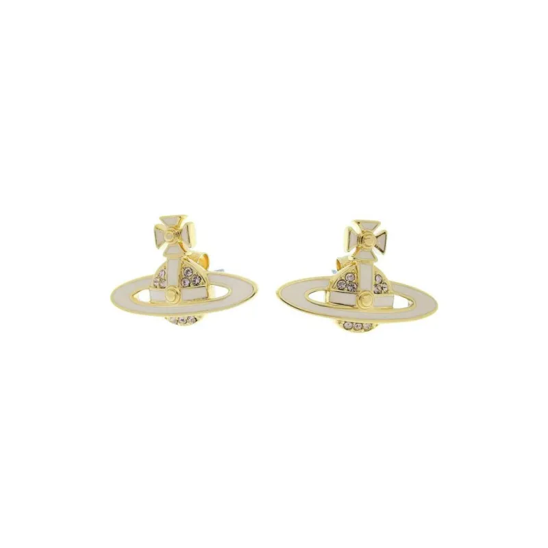 Vivienne Westwood Gold Plated Stud Earrings Women's Gold-1