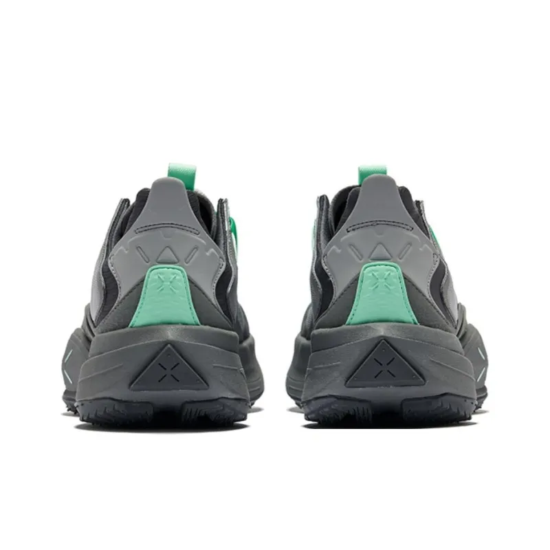 Erke Low Top Trekking Shoes Men's Snow Gray Carbon Gray-3