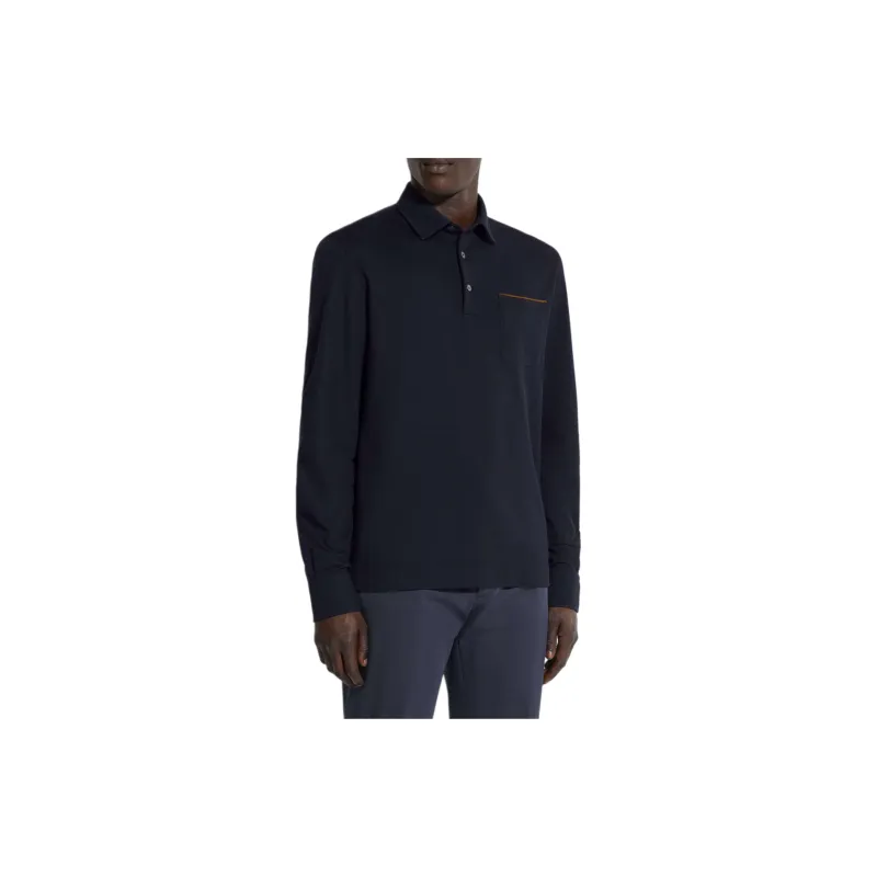 Ermenegildo Zegna Long Sleeved Polo Shirt-2