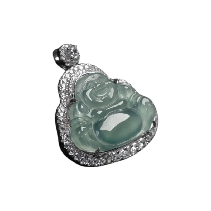 KALAIYIN Ice Glutinous Jadeite Necklaces Unisex-5