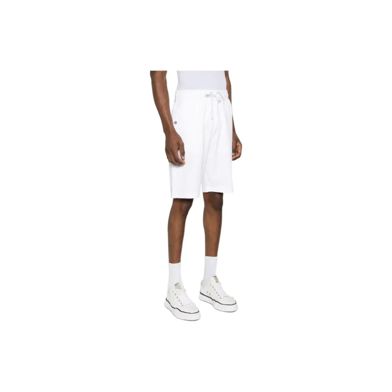 STONE ISLAND Logo Patch Drawstring Bermuda Shorts-3