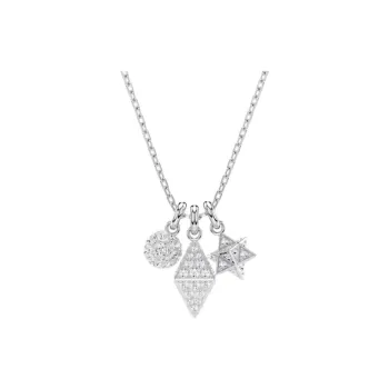 Swarovski Faux Crystal Necklaces Women's Silver