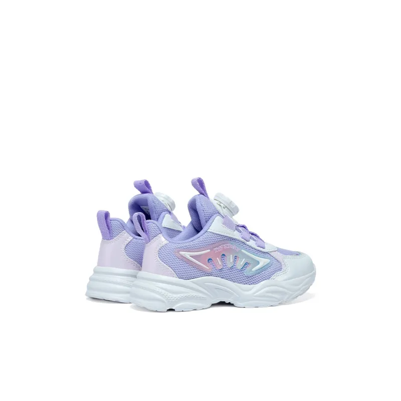 Disney Anti-Slip And Wear-Resistant Lightweight Cushioning Low-Top Kids' Running Shoes Light Purple Kids'-3