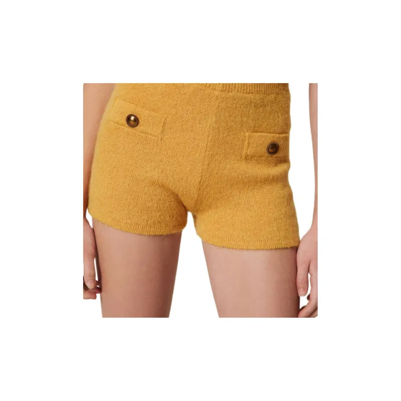 Twinset Emily Knit Mini Shorts-5