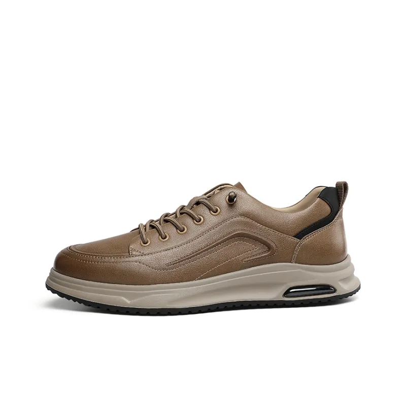 SEPTWOLVES Low Top Casual Shoes Men's Black HD-5