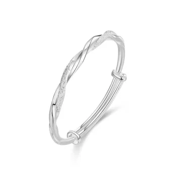 WANLIACC Alloy Mobius Loop Bangle Women's