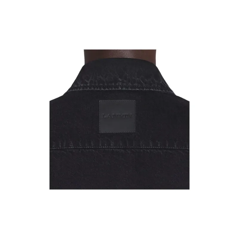 Lanvin Cocoon Button Up Denim Shirt-5