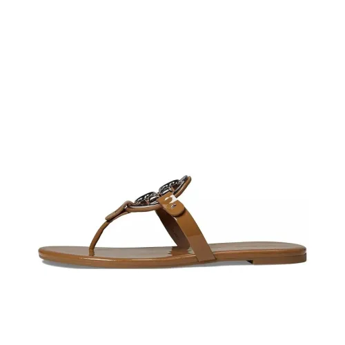 TORY skate Slip Resistant Flip Flops Women's Brown