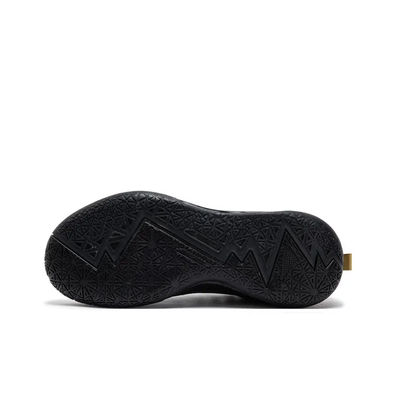 361° BIG3 5.0 Quick PRO Basketball Shoes Men Low Top Obsidian Black/Crown Gold-4