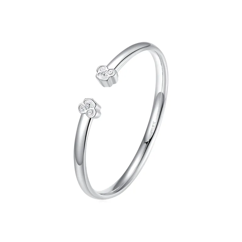 STQ S999 Fine Silver Sterling Silver Bracelets Women's-0