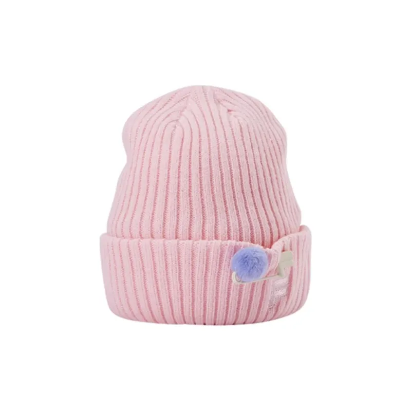 FILA FUSION Acrylic Beanies Unisex Childhood Pink-0