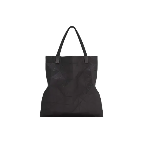 ISSEY MIYAKE Polyester Tote Bag Shopping Bag Shoulder Bag Handbag Large Size Women's Black