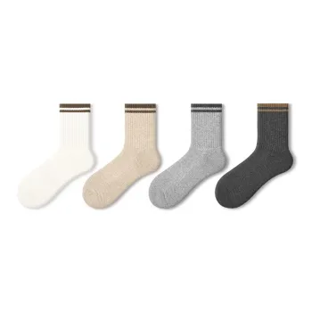 Primeet Mid Calf Socks Men's 4 Pack