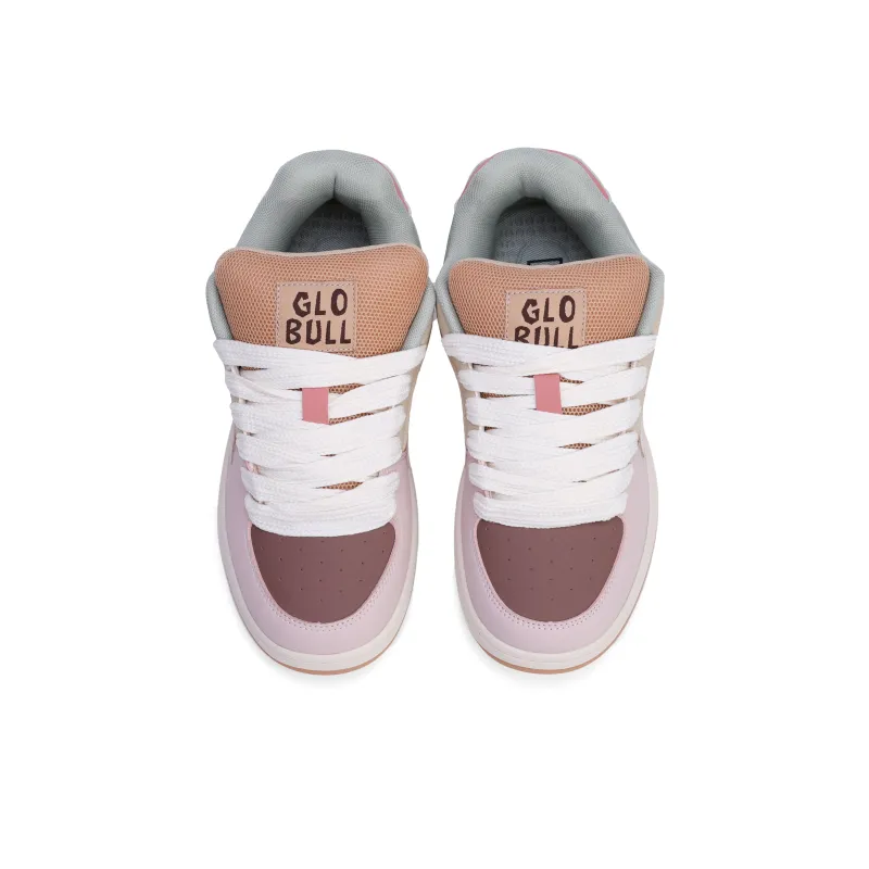 GLO BULL Skateboard Shoes Women's Low Top Green Tree Red Wall-3