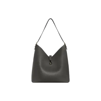 REBECCA MINKOFF Genuine Leather Tote Bag Shopping Bag Shoulder Bags Women's Gray