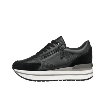 GEOX Abrasion Resistant Low Top Casual Shoes Women's Black