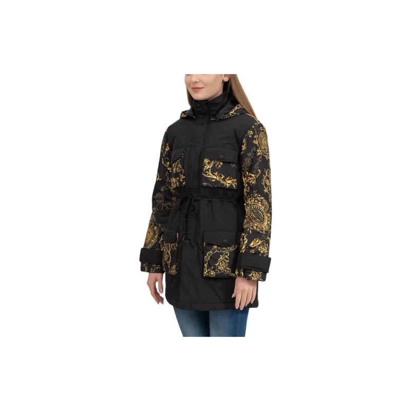 VERSACE JEANS COUTURE Down Jacket Women's Black-4