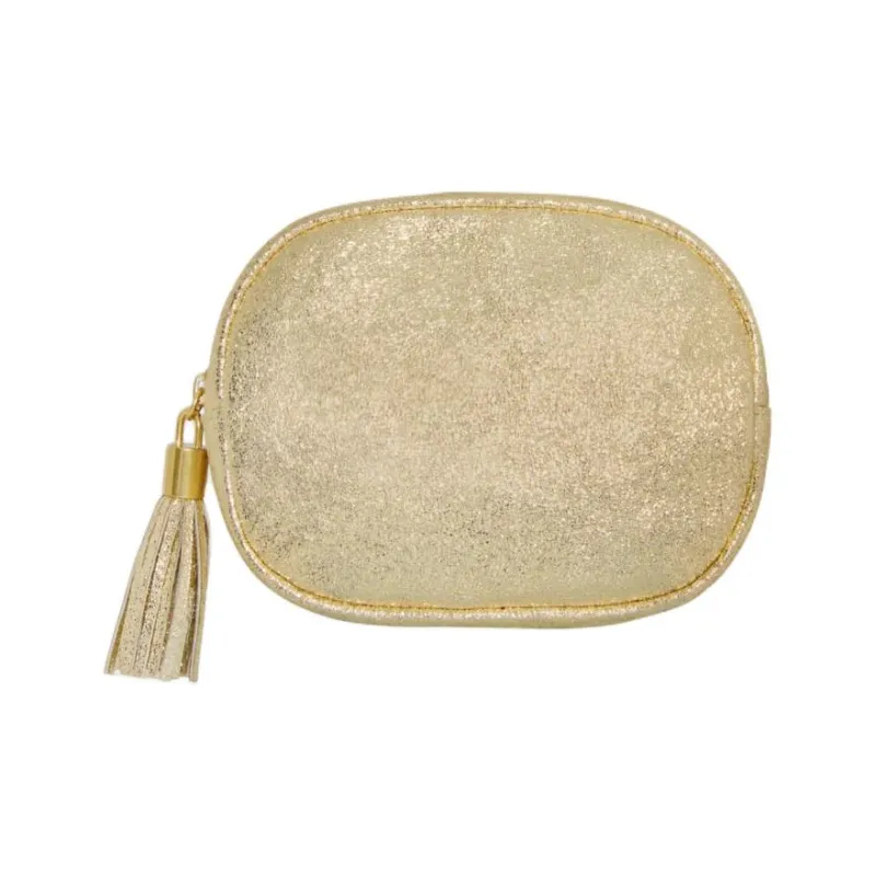 REBECCA MINKOFF Artificial Leather Makeup Bag Women's Gold-1