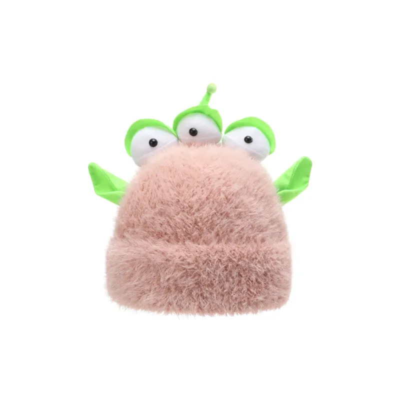 FREE RABBITⅡ Thickened Warm Red Eye For Fall And Winter Beanie Unisex-6