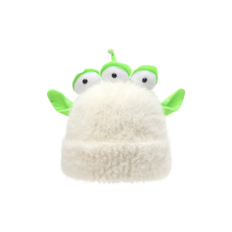 FREE RABBITⅡ Thickened Warm Red Eye For Fall And Winter Beanie Unisex-4