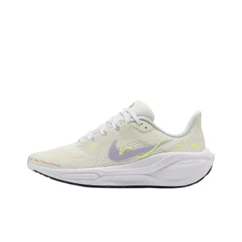 Nike Pegasus 41 Cushioning Wear Resistant Low Top Kids' Running Shoes Beige Teenagers