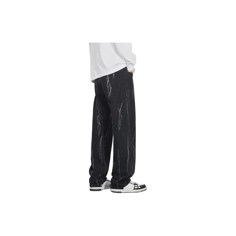 IJRJ Jeans Unisex Black-1