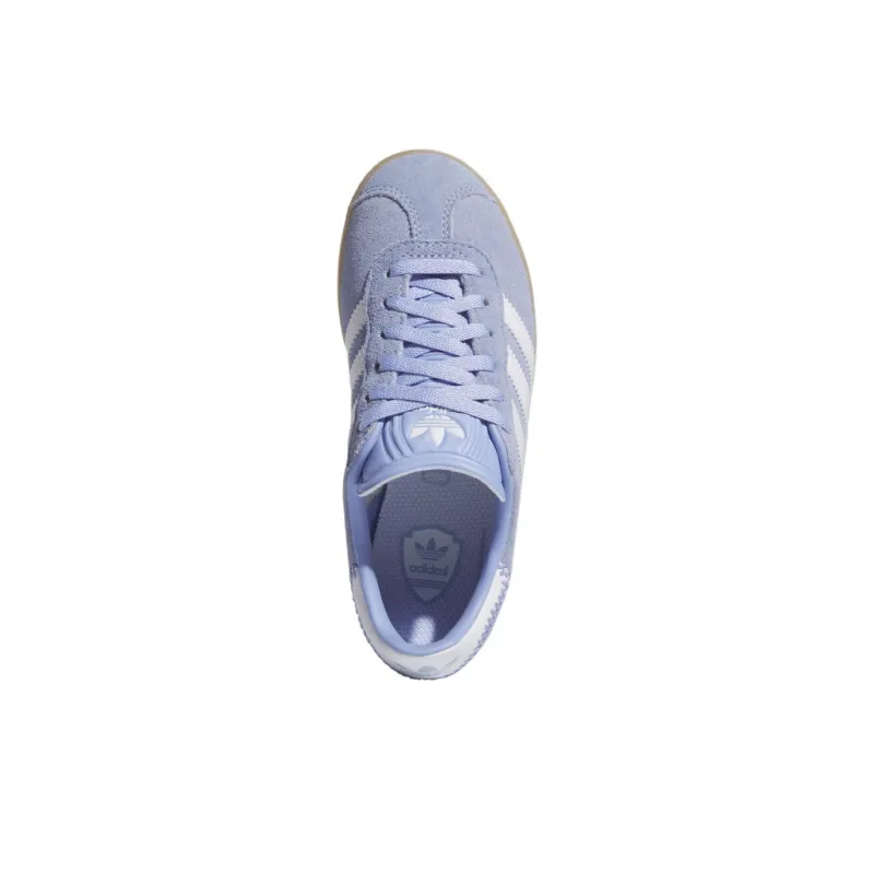 Adidas Originals GAZELLE Anti Slip Wear Resistant Low Top Kids' Skateboarding Shoes Blue Children Aged 3 7 Years Old-4