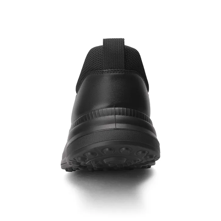 GOLDLION Slip Resistant Low Top Casual Shoes Men's Black-3