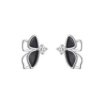 GLOIRE S925 Silver Stud Earrings Women's Minimalist Style Fashion Individual Creative Date Versatile Commute Style