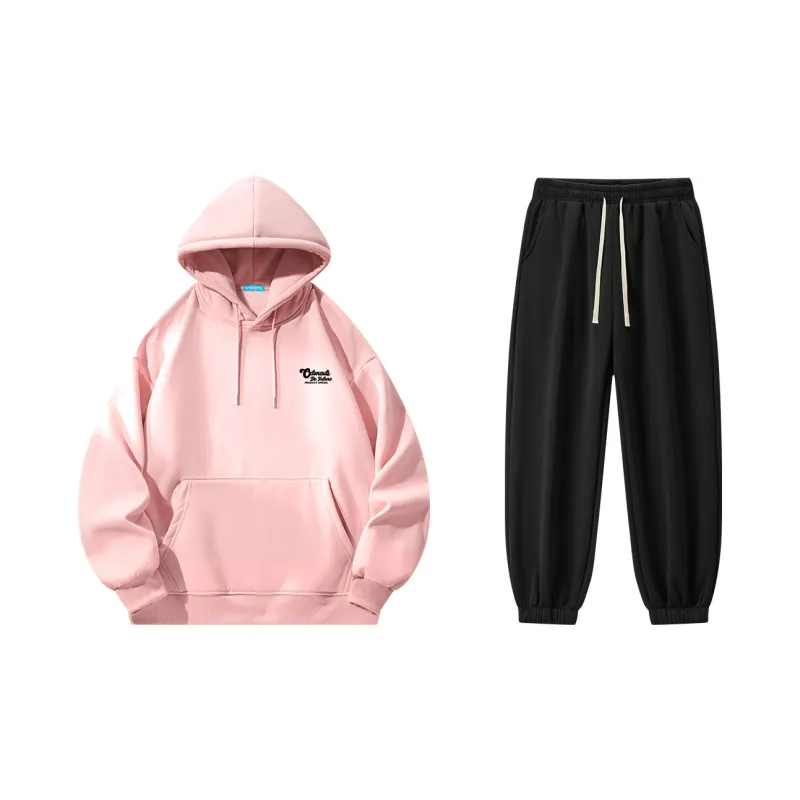 Small Columns Under The Sea Sweatshirt Set Unisex-5