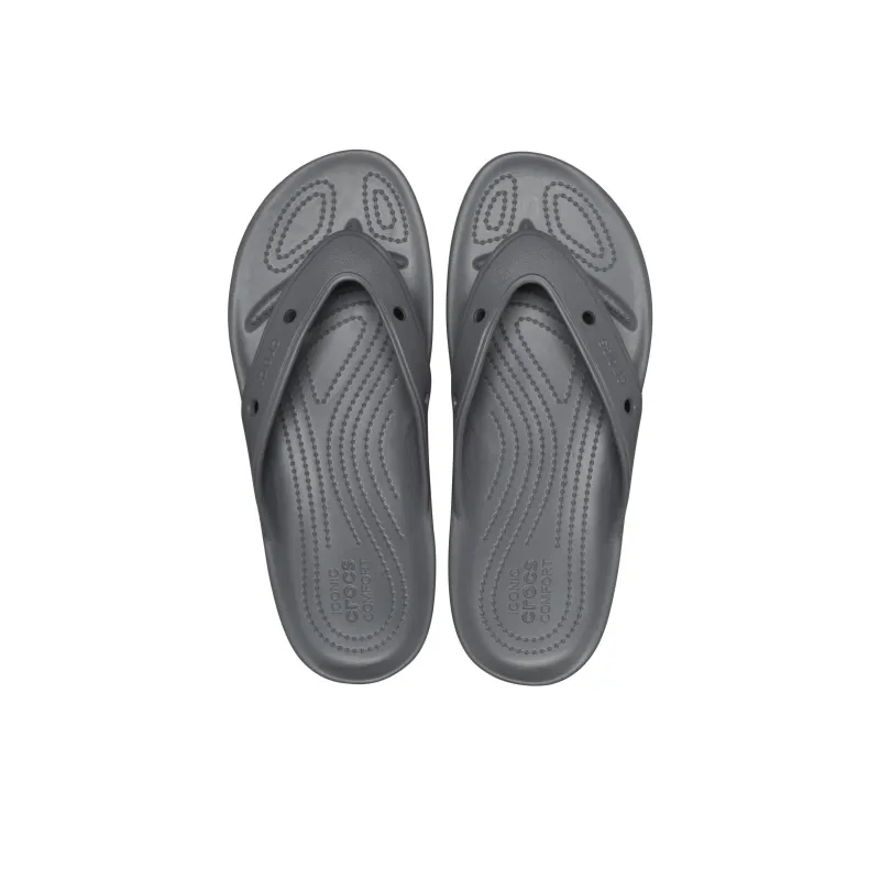 Crocs Flip Flops Unisex Dark Gray-2