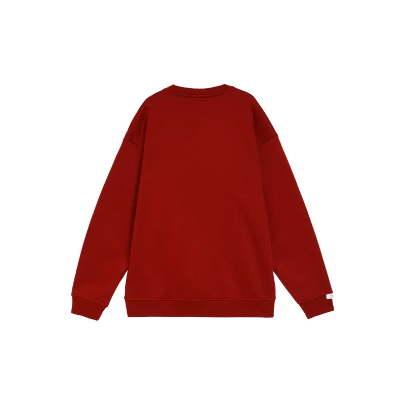 Adidas Sweatshirts Unisex Red-1