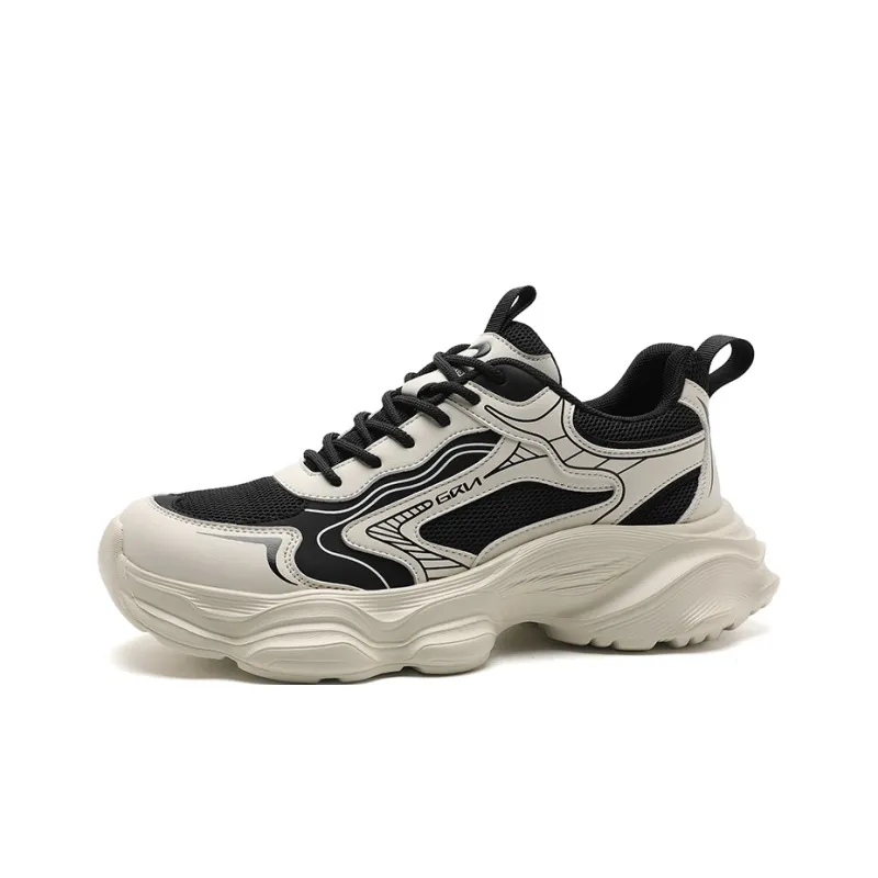 K-bird Anti-Slip Wear-Resistant Low-Top Chunky Sneakers Men's-2