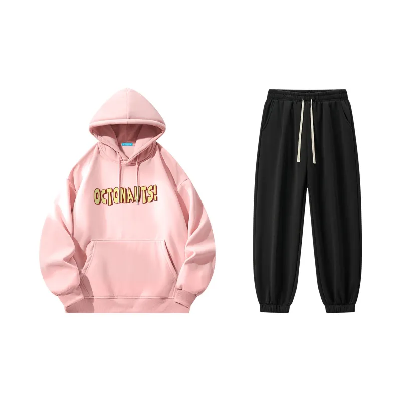 Small Columns Under The Sea Sweatshirt Set Unisex-5
