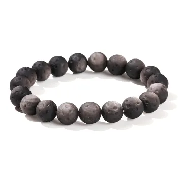 Artisan Lock Heart Jade Obsidian Bracelets Women's