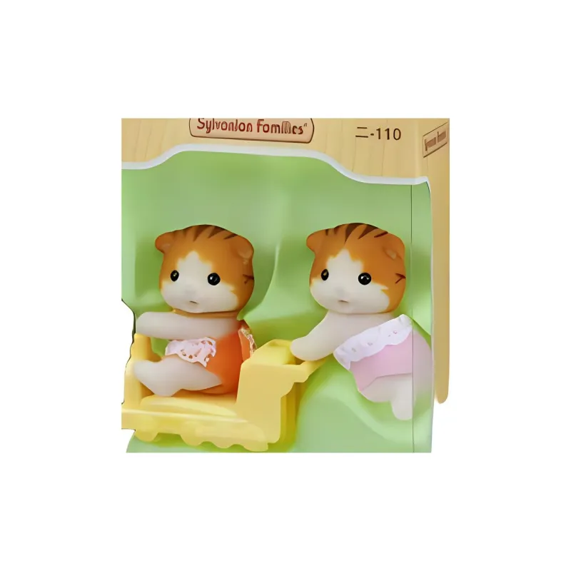 Sylvanian Families Maple Leaf Kitten Twins Dolls Plush Doll Small Size Tall-1