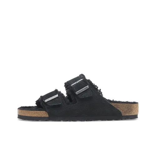Birkenstock Arizona Shearling EVA Slip Resistant Slide Slippers Unisex Black