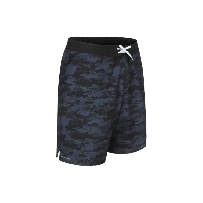 DECATHLON OLAIAN CAMO ISLAND Beach Shorts Men's Ink Blue-2